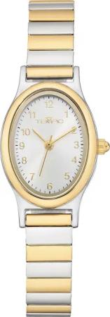 Tempic Quarzuhr, Armbanduhr, Damenuhr, Edelstahlarmband, analog,