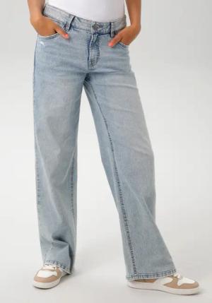 Aniston CASUAL Straight-Jeans mit trendig weitem