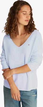 Tommy Hilfiger Strickpullover CO CARDI STITCH