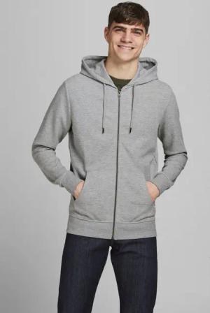 Jack & Jones Kapuzensweatjacke BASIC SWEAT