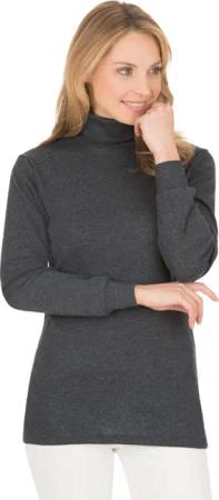 Trigema Rollkragenshirt TRIGEMA Langarm Ski- und