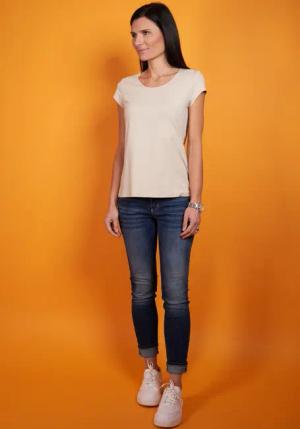 Seidel Moden T-Shirt mit Kappenärmel, MADE