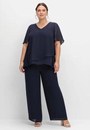 Sheego Jumpsuit Große Größen im Lagenlook,