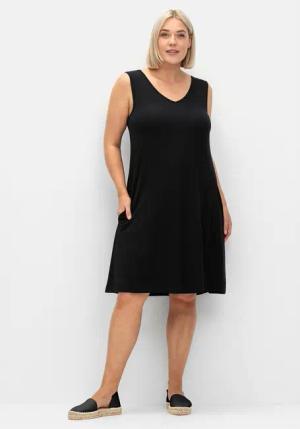 Sheego Jerseykleid Große Größen mit raffiniertem