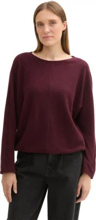 TOM TAILOR Fledermausshirt mit Rundhalsausschnitt und