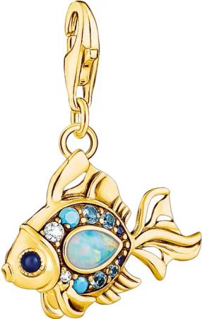 THOMAS SABO Charm-Einhänger Fisch, 1921-959-7, mit