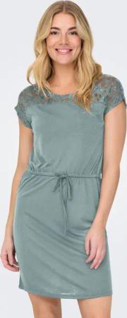 ONLY Spitzenkleid ONLSINDY LIFE S/S O-NECK