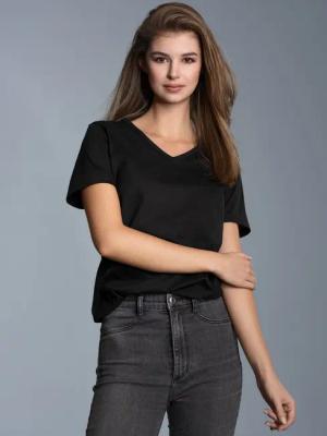 Trigema T-Shirt TRIGEMA V-Shirt Slim Fit