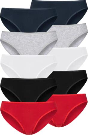 petite fleur Bikinislip (10er-Pack) aus elastischer