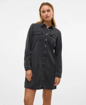 Vero Moda Jeanskleid VMJENNIE LS SHORT