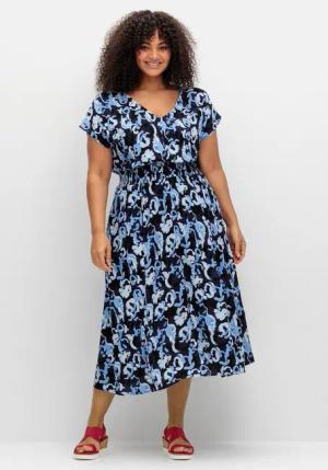 Sheego Druckkleid Große Größen mit Minimalprint
