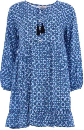 Zwillingsherz Sommerkleid mit Knopfleiste
