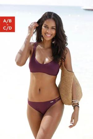 Bruno Banani Bustier-Bikini mit Zierbändern