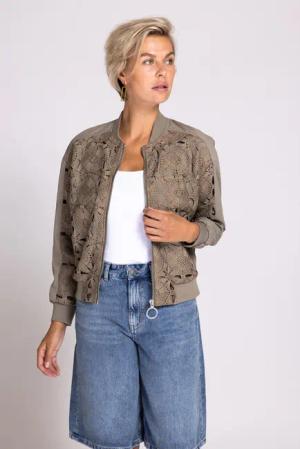 Zhrill Blouson BELL mit gestrickter-gehäkelter Front
