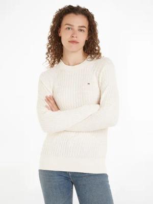 Tommy Hilfiger Rundhalspullover CO CABLE C-NK