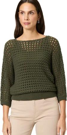 Zero Strickpullover zero Damen Pullover aus