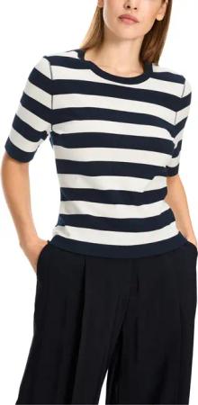 Marc Cain Rundhalspullover "Noble Neutrals" Premium