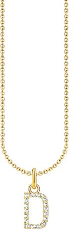 THOMAS SABO Kette mit Anhänger Buchstabe,