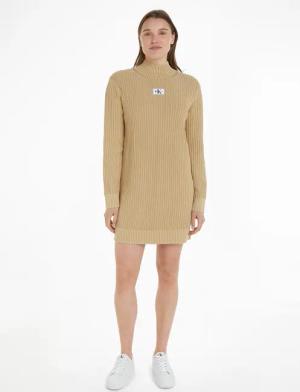Calvin Klein Jeans Strickkleid WASHED MONOLOGO