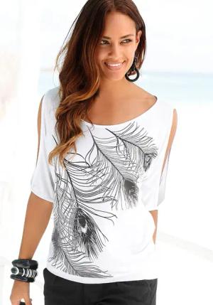 LASCANA Strandshirt mit Schlitzen an den