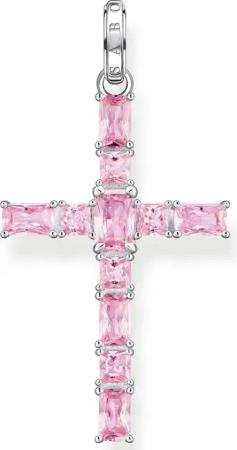 THOMAS SABO Kettenanhänger Kreuz pinke oder