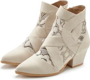 LASCANA Stiefelette mit Spitze & bequemen
