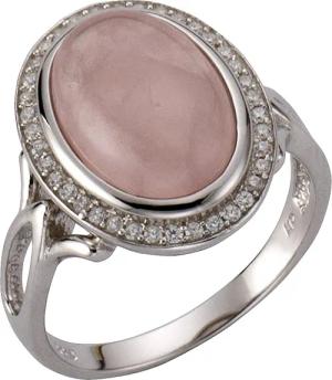 Zeeme Fingerring 925 Sterling Silber rhodiniert