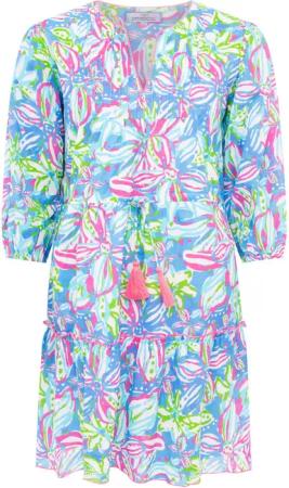 Zwillingsherz Sommerkleid "Blumentraum" mit floralem Muster,