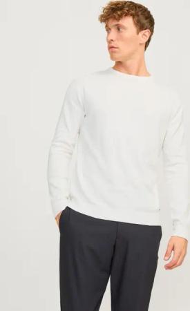 Jack & Jones Rundhalspullover JJEBASIC KNIT
