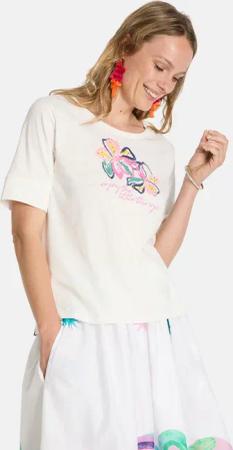 Lieblingsstück Rundhalsshirt DianeL mit Stickerei und