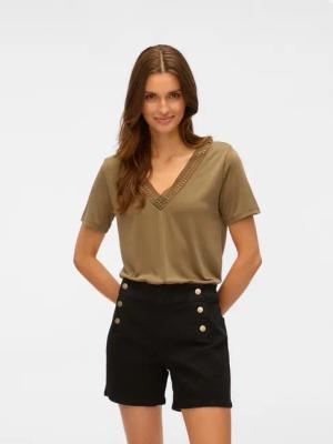 Vero Moda Kurzarmshirt VMSAVANNAH LACE 2-WAY
