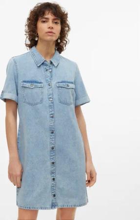 Vero Moda Jeanskleid VMJENNIE SS SHORT