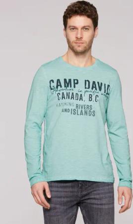 CAMP DAVID Rundhalsshirt aus Baumwolle