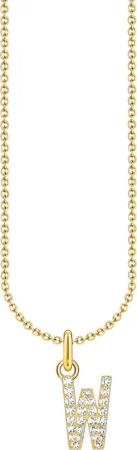 THOMAS SABO Kette mit Anhänger Buchstabe,