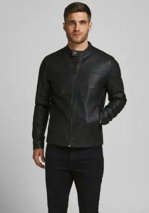 Jack & Jones Lederimitatjacke JJEWARNER JACKET