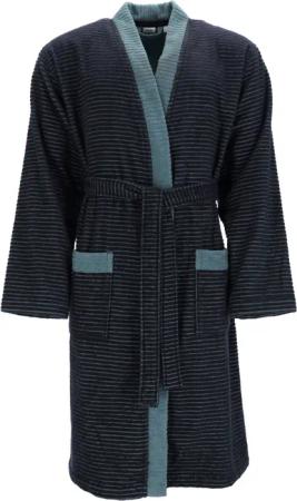 Esprit Herrenbademantel Double Stripe, ideal für