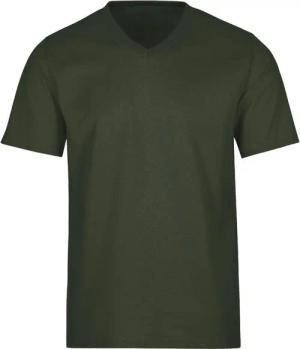 Trigema T-Shirt TRIGEMA V-Shirt DELUXE Baumwolle