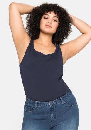 Sheego Tanktop Große Größen aus reiner