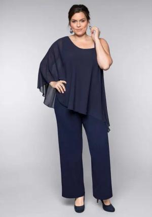 Sheego Jumpsuit Große Größen im Lagenlook