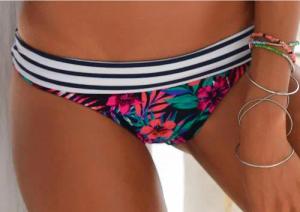 Venice Beach Bikini-Hose Summer mit Umschlagbund