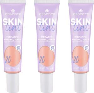 Essence Foundation SKIN tint, 3er Pack,