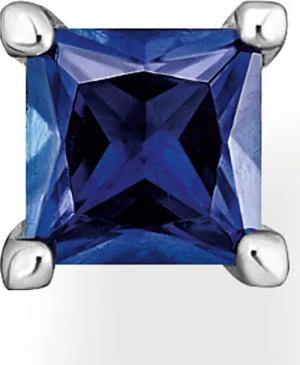 THOMAS SABO Single-Ohrstecker mit blauem Stein,
