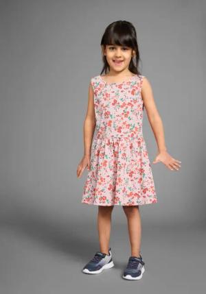 KangaROOS Jerseykleid Trägerkleid im Blumen-Allover Shirtkleid