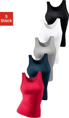 petite fleur Unterhemd (5er-Pack) aus weicher