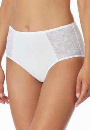 Schiesser Midislip "Air" mit transparenten Spitzen-Einsätzen