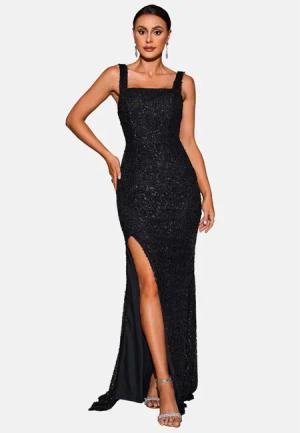Moda Minx Jerseykleid Freya Long Slit