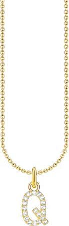 THOMAS SABO Kette mit Anhänger Buchstabe,