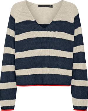 Vero Moda V-Ausschnitt-Pullover VMFABULOUS LS V-NECK