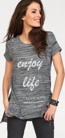 Aniston CASUAL Longshirt mit Rundhals-Ausschnitt