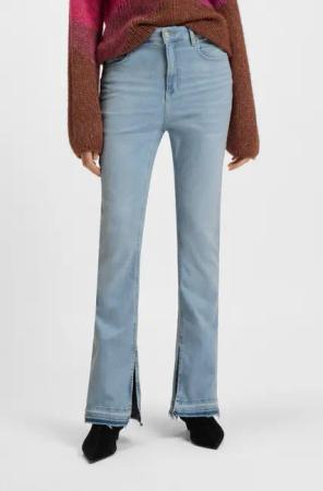 BOSS ORANGE Bootcut-Jeans Rosa High Rise